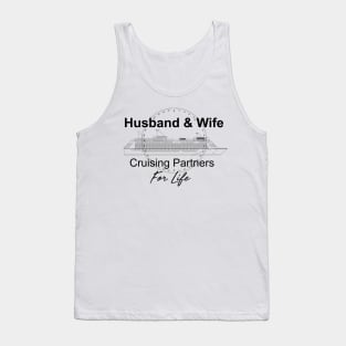 Wife Husband Anniversary Cruise Couples Anniversary Tank Top